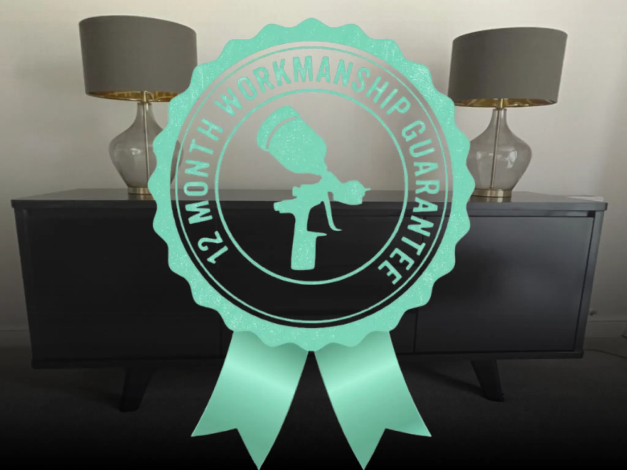 Signed workmanship guarantee document