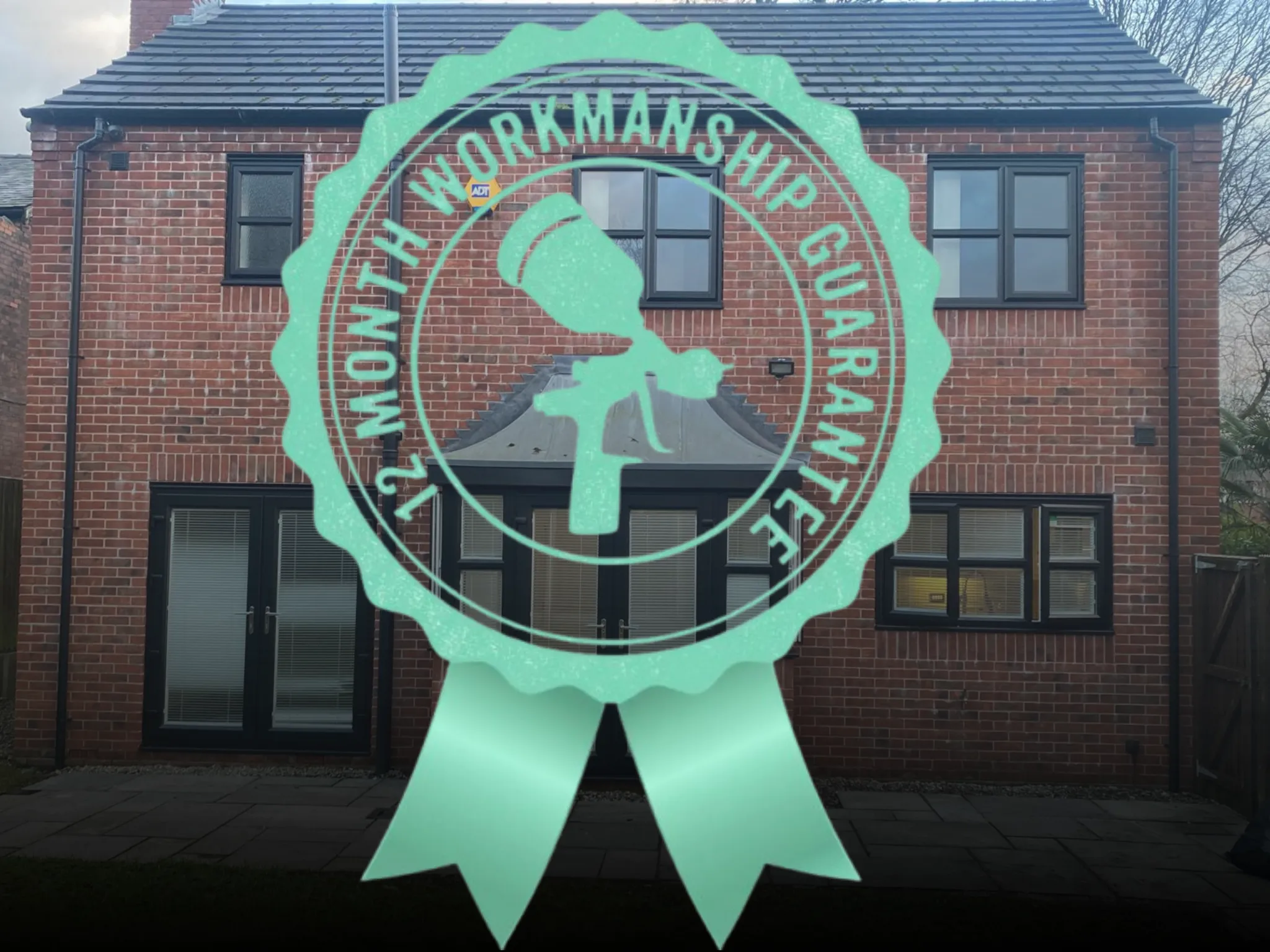 Signed workmanship guarantee document