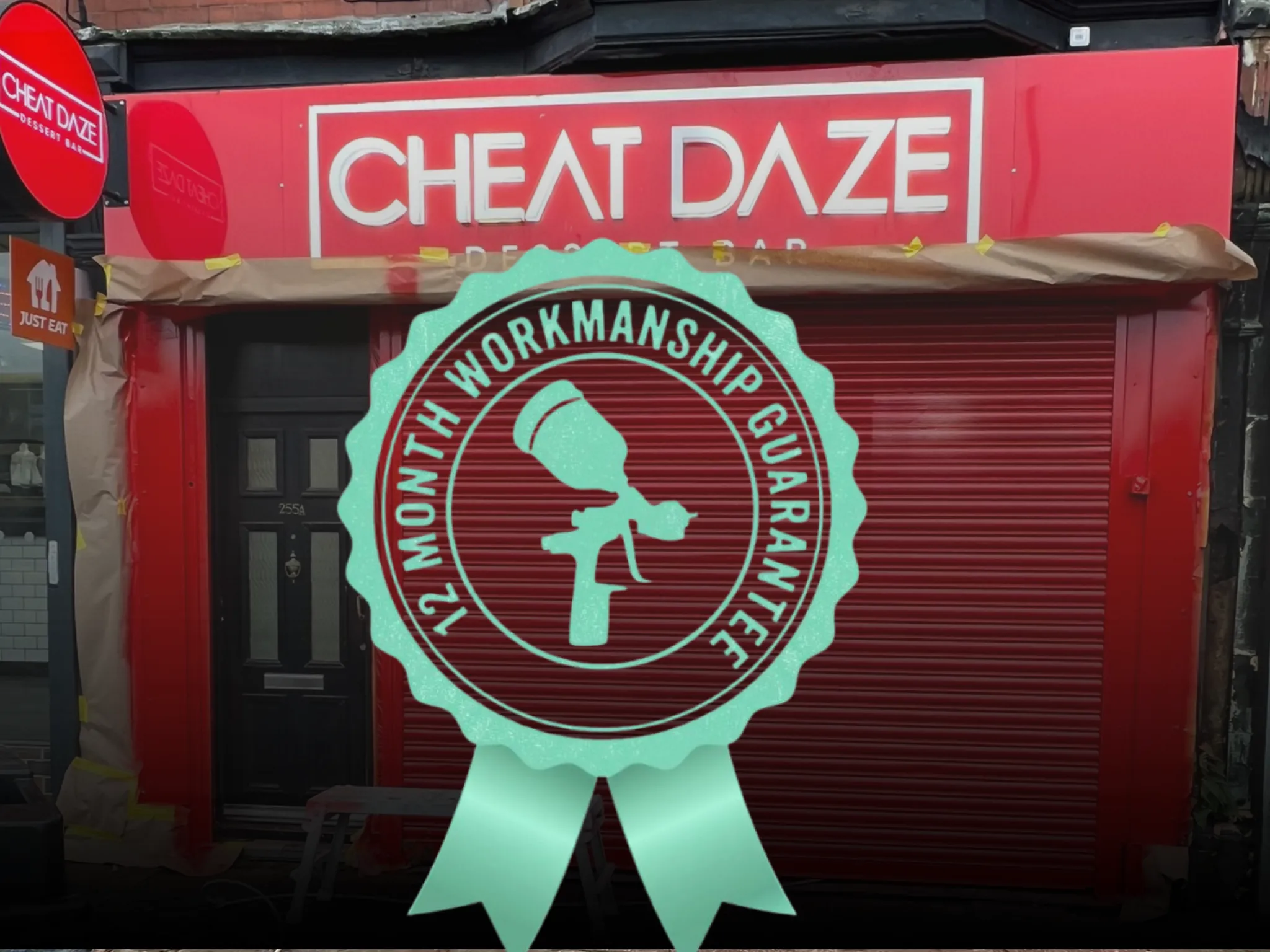 Signed workmanship guarantee document