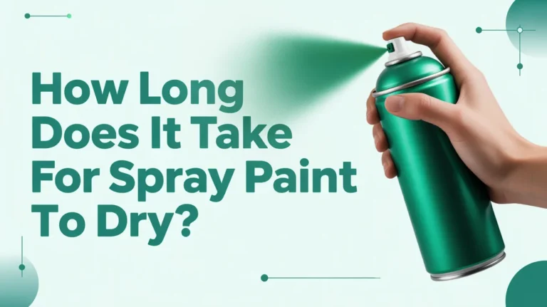 How Long Does It Take for Spray Paint to Dry