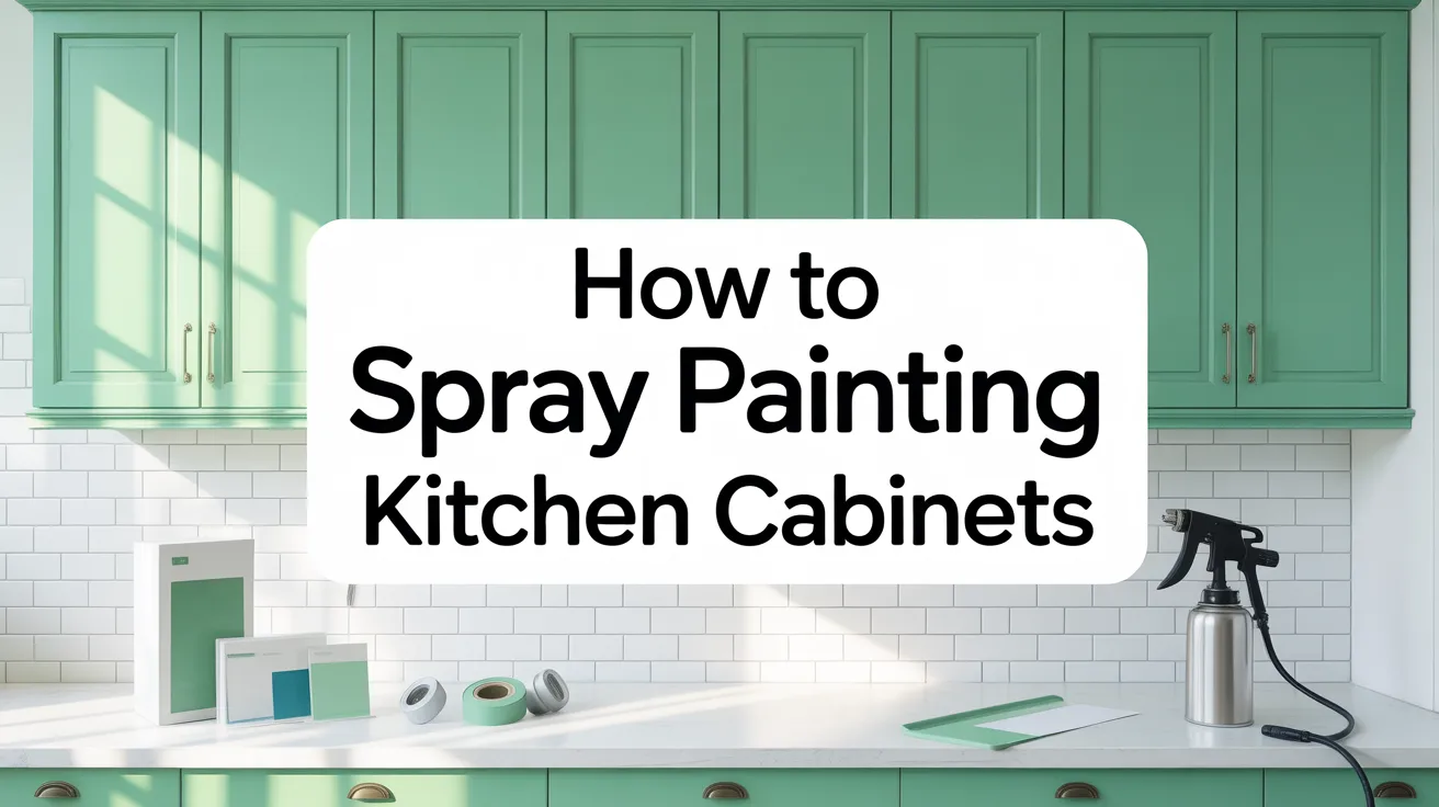 7 Expert Tips to Spray Painting Kitchen Cabinets Like a Pro