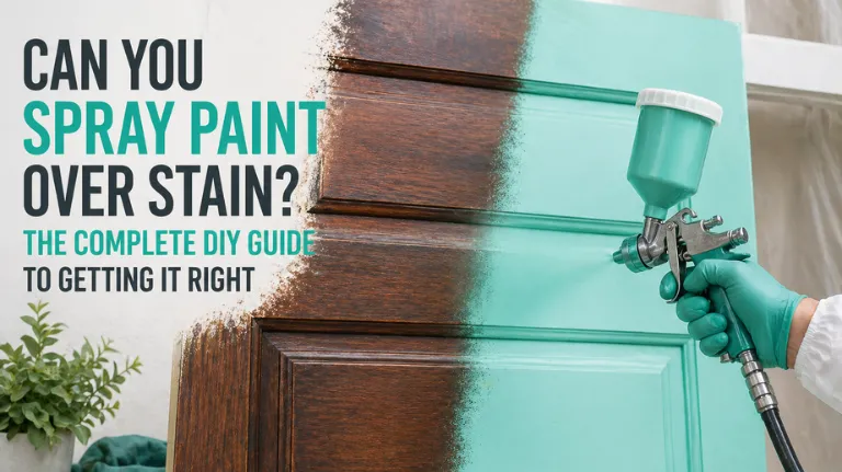 Can You Spray Paint Over Stain