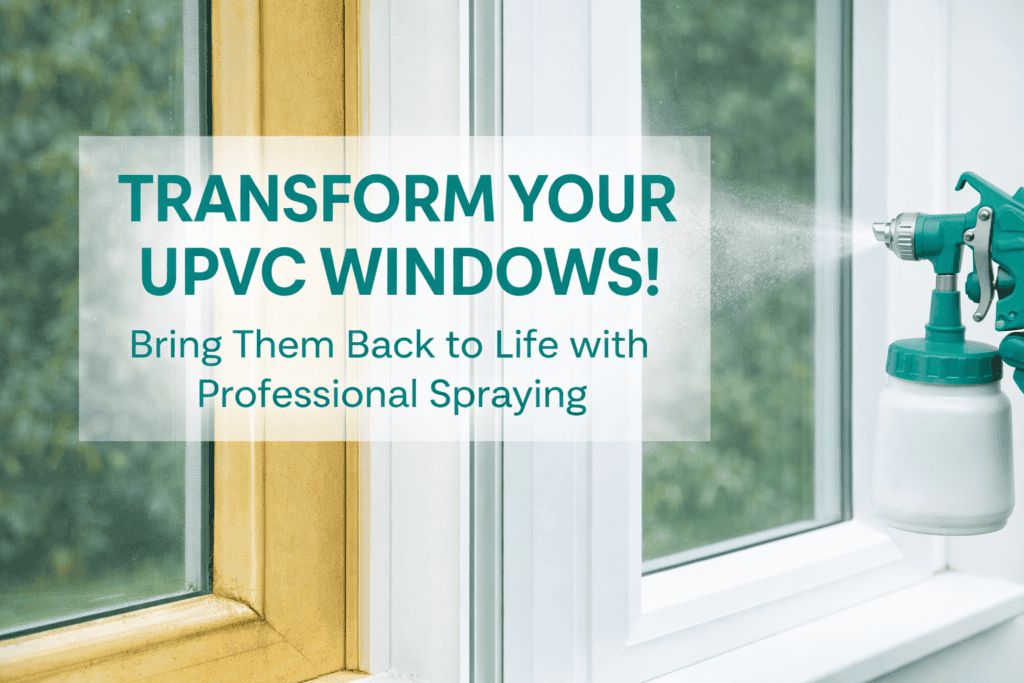 Does Spraying UPVC Windows Look Like New?