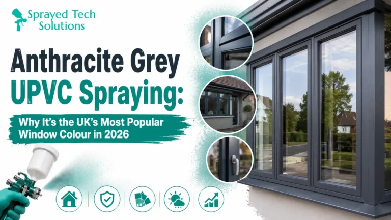 Anthracite Grey UPVC Spraying