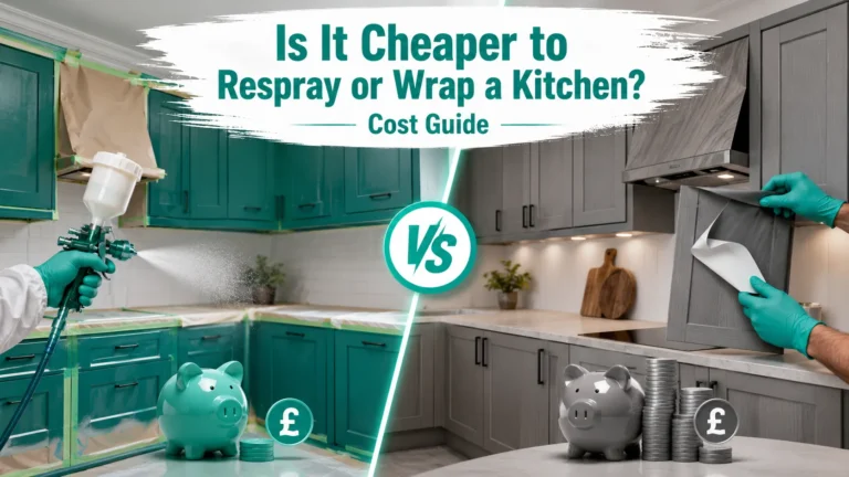 Is It Cheaper to Respray or Wrap a Kitchen