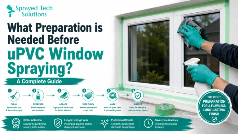 What Preparation is Needed Before uPVC Window Spraying