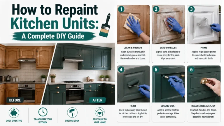 How to Repaint Kitchen Units